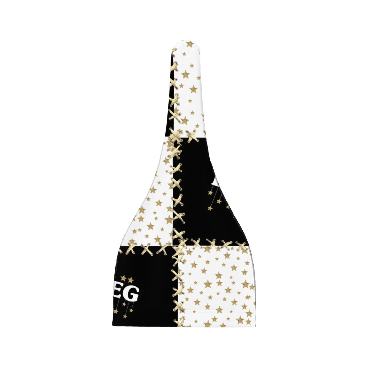 The quilted star Baby Beanie Top Knot