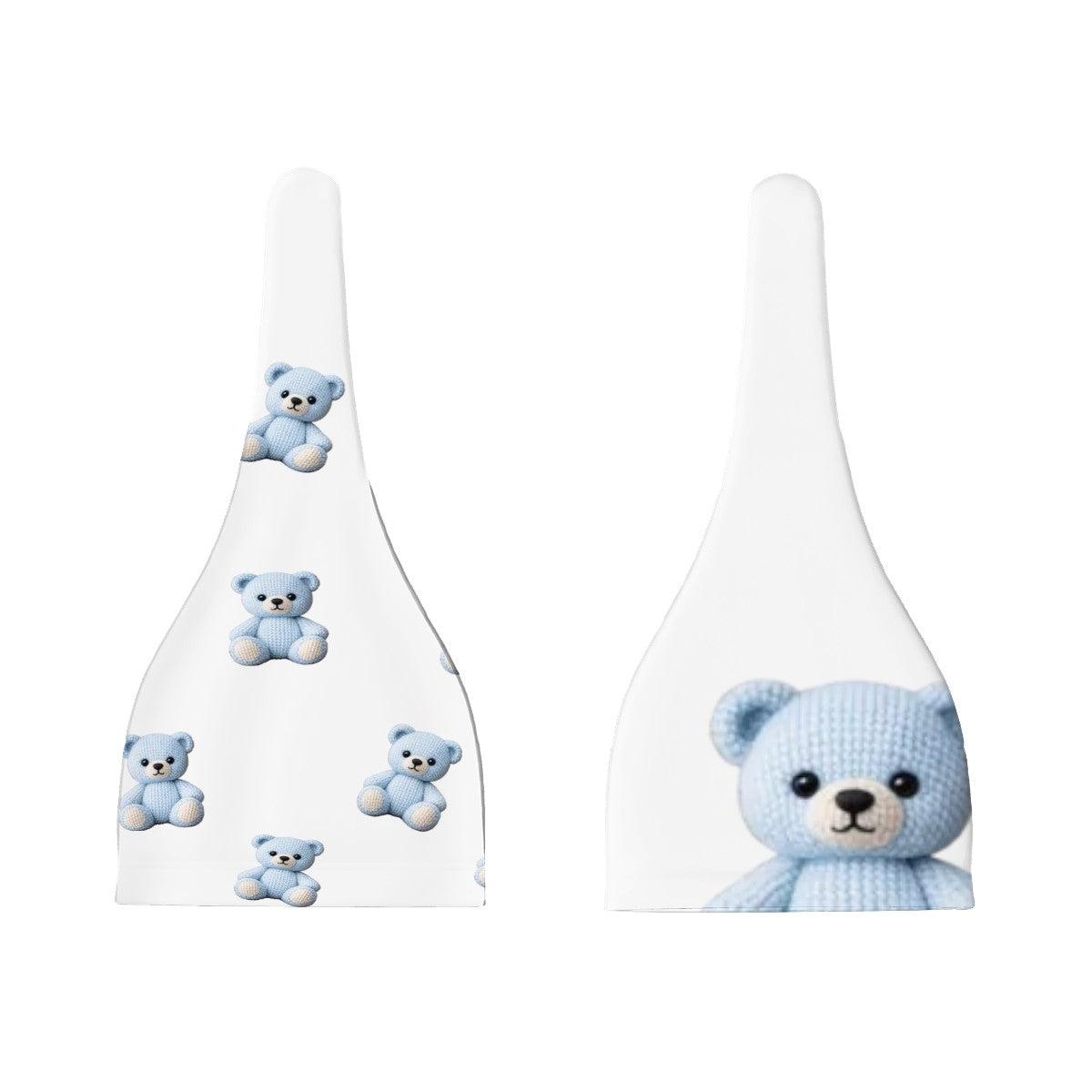 Kleiner blauer Bär Baby Mütze mit Knoten
